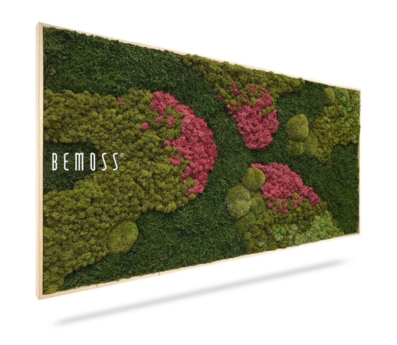 Moosbild BEMOSS® ORTHO BURGUNDY