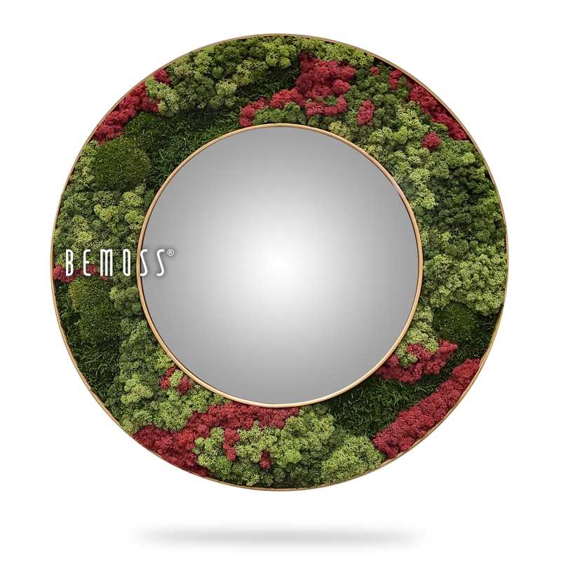 Runder Spiegel BEMOSS® ORTHO Burgundy